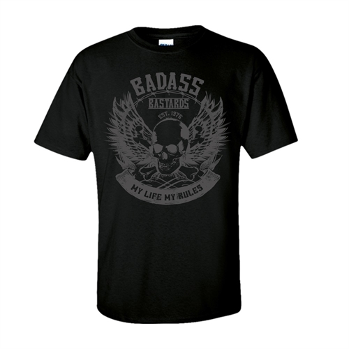 Badass Bastards - My Life My Rules, T-Shirt